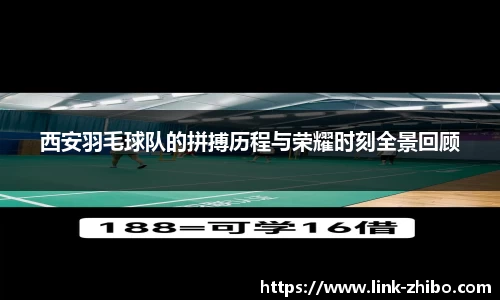 西安羽毛球队的拼搏历程与荣耀时刻全景回顾